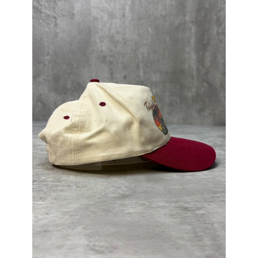 Vintage Triple T Trucking Graphic Spellout Snapback Hat OSFA