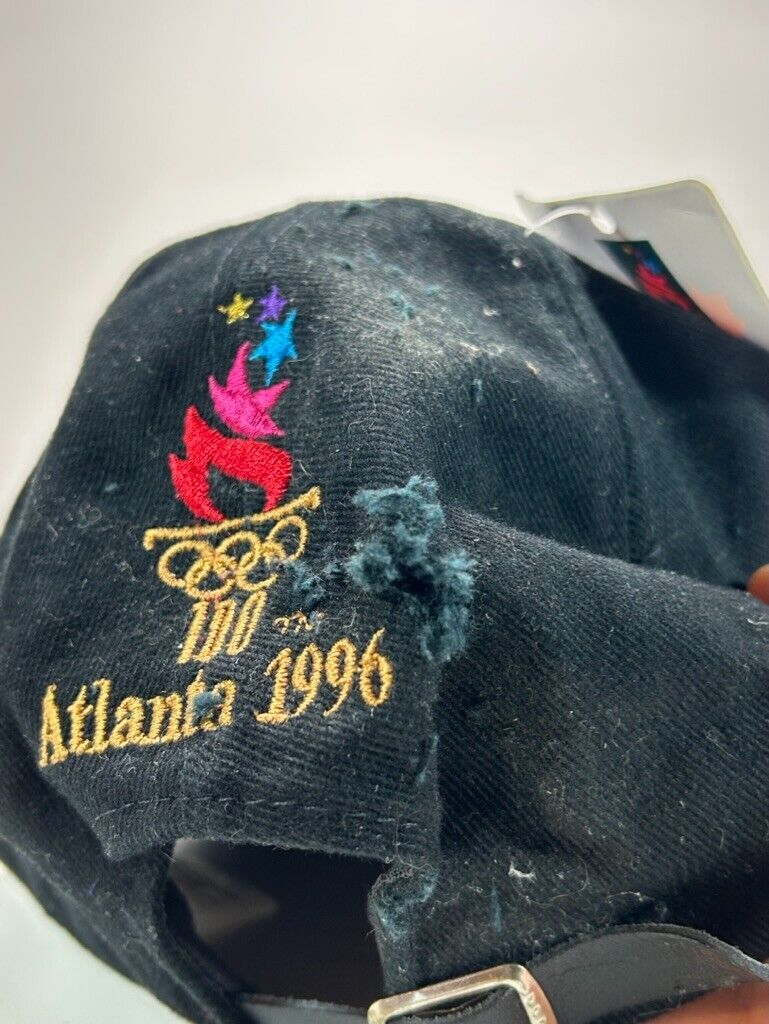 Vintage 1996 Olympic Games Atlanta Embroidered Strapback Hat OSFA