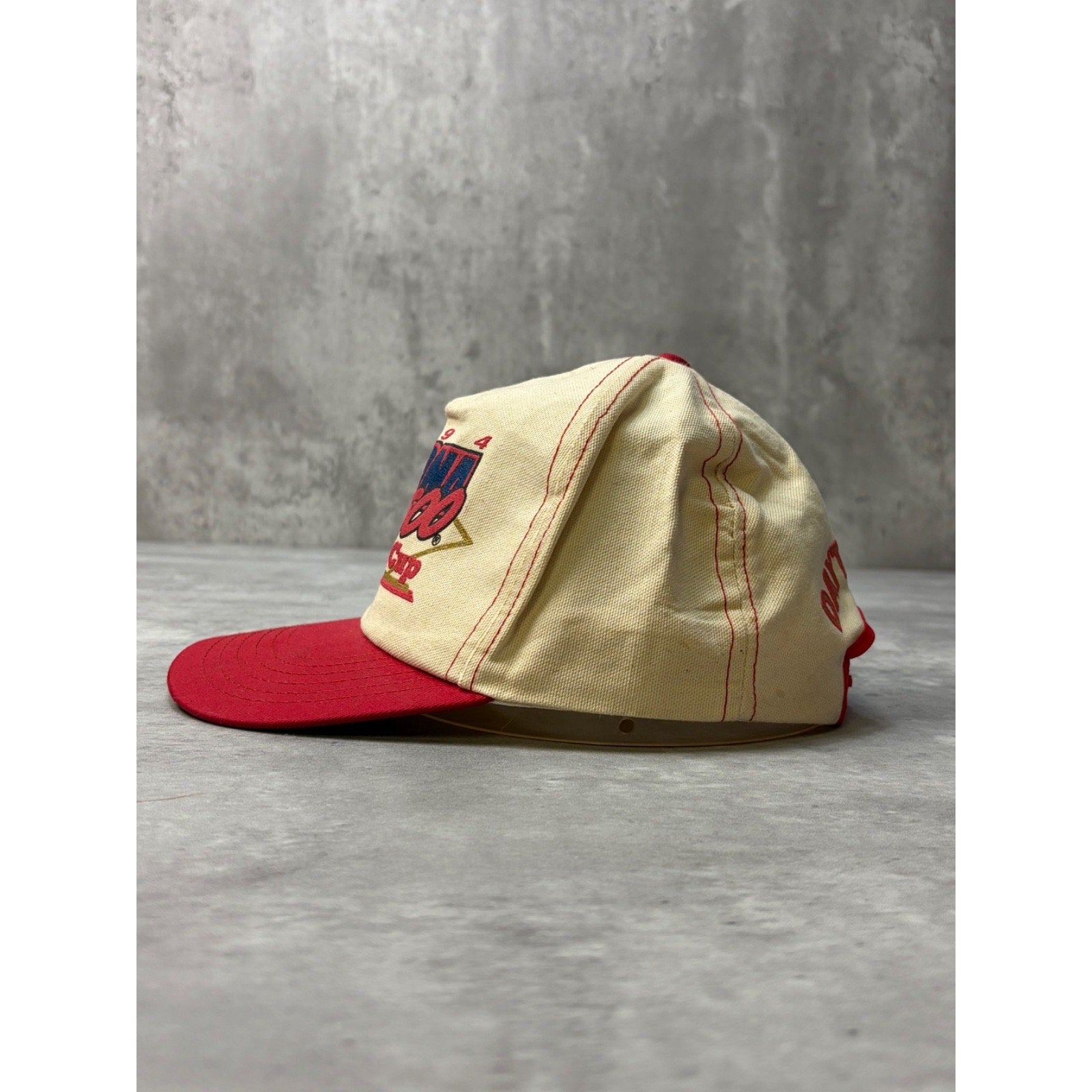 Vintage 1994 Nascar Daytona 500 Winston Cup Spellout Graphic Snapback Hat OSFA