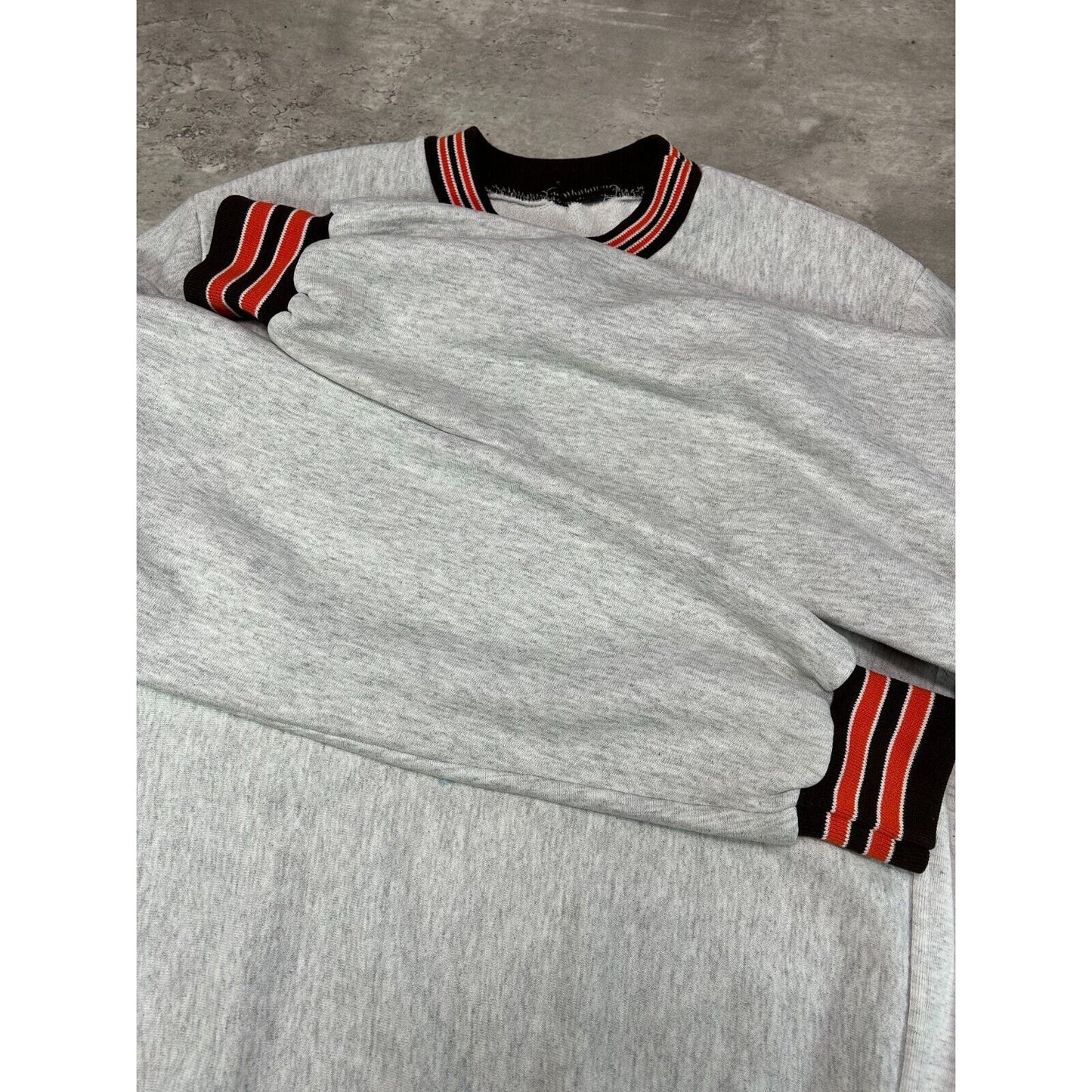 Vintage 90s Northrop Volleyball Graphic Spellout Sweatshirt Size XL Gray