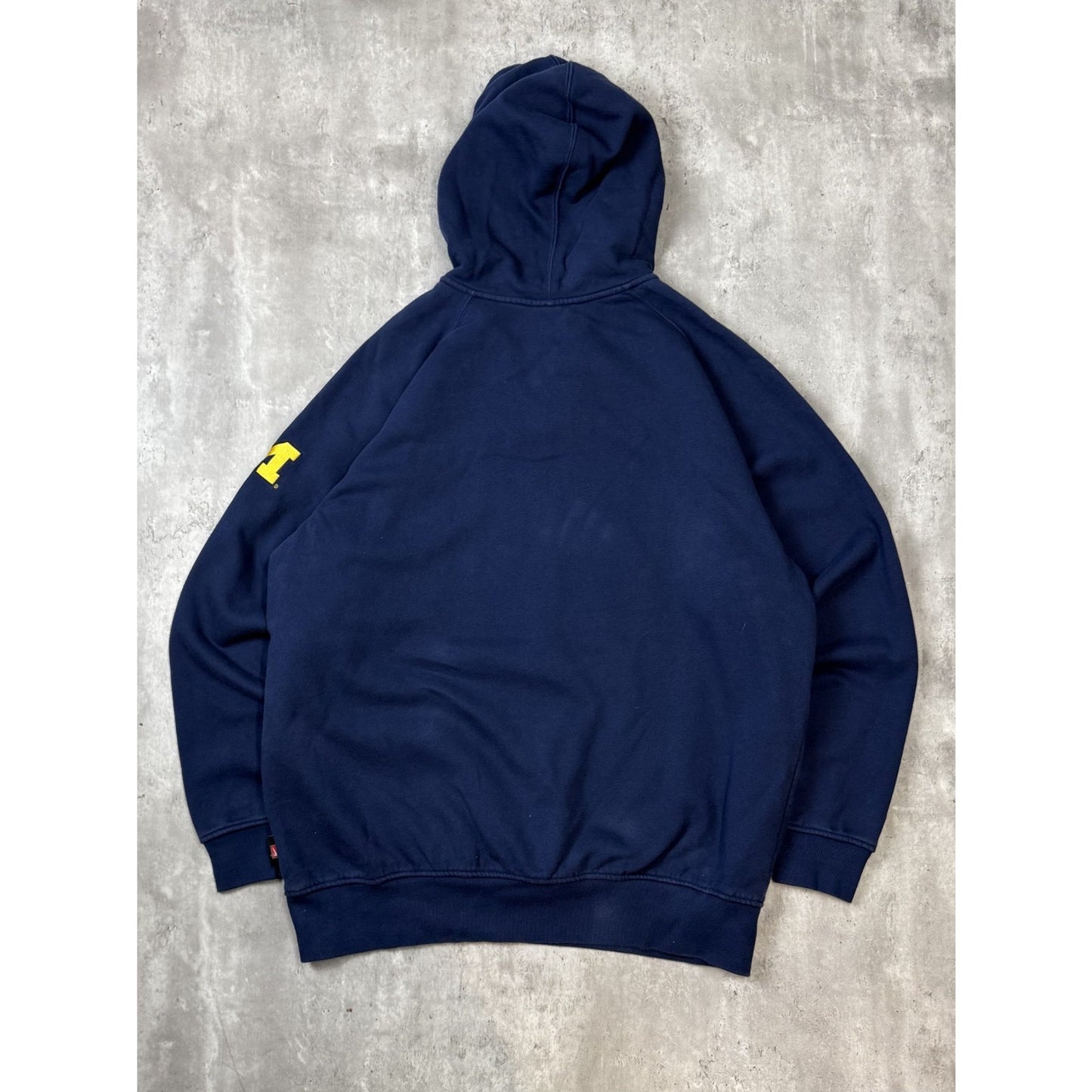 Vintage MIchigan Wolverines NCAA Embroidered Nike Hooded Sweatshirt Size XL