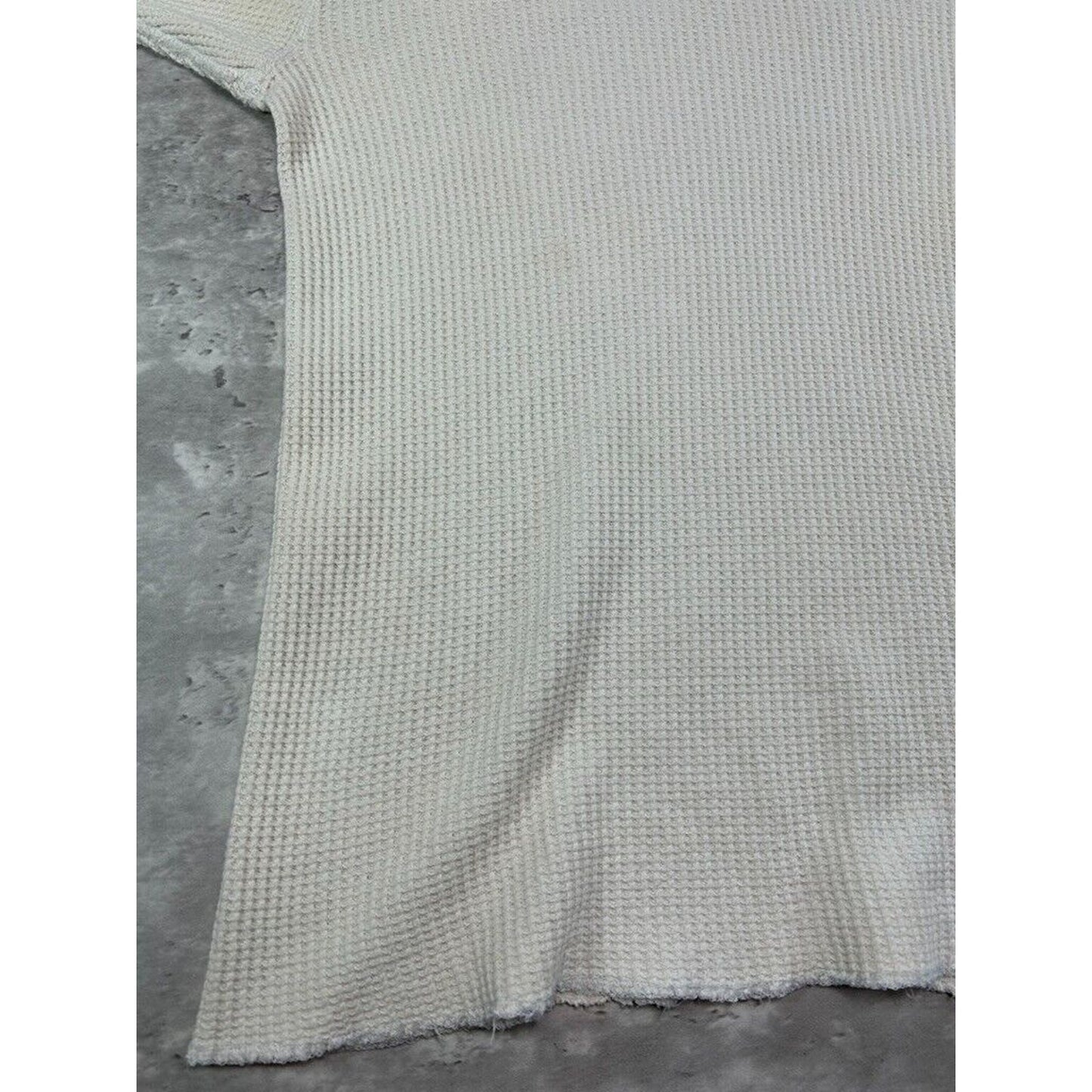 Vintage 1970s J.E. Morgan Blank Thermal Print Long Sleeve T-Shirt Size Medium