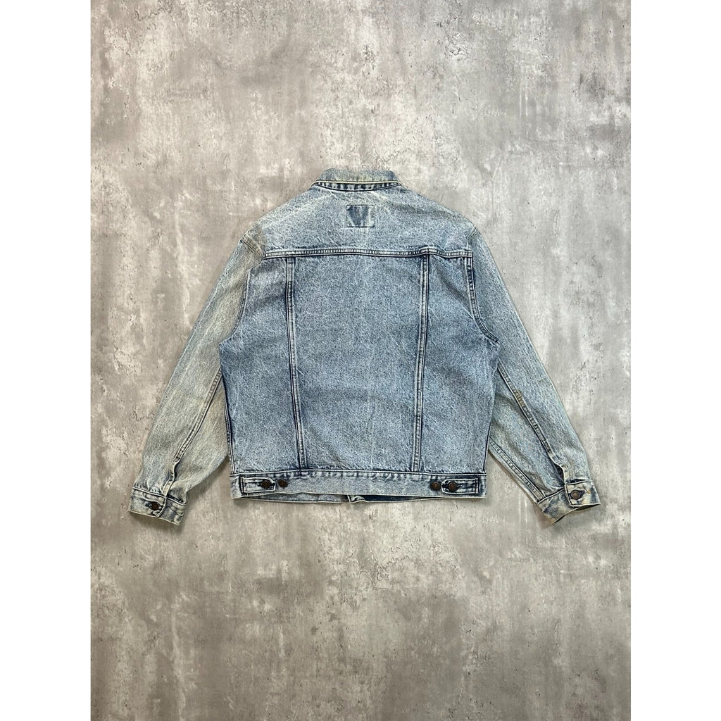 Vintage 90s Gap Denim Light Wash Denim Trucker Jacket Size Medium