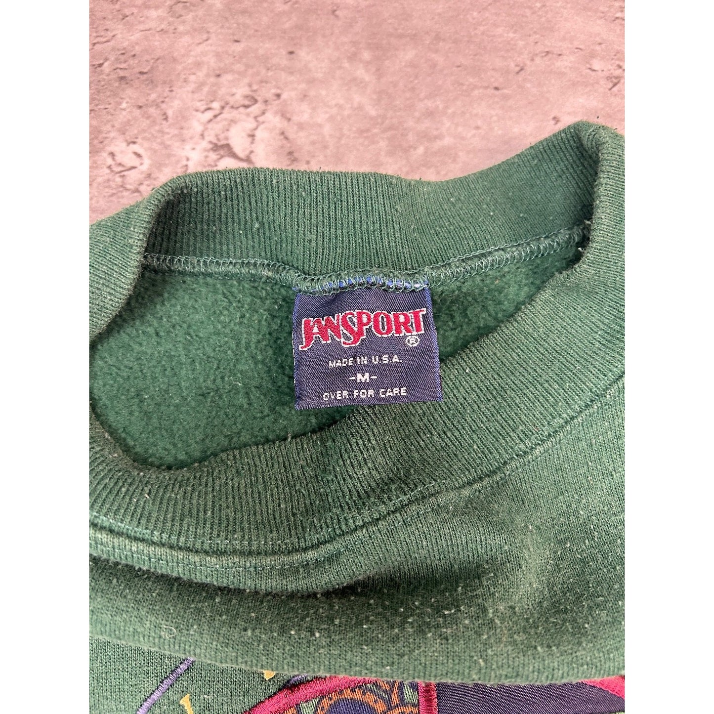 Vintage 90s Slippery Rock NCAA Embroidered Spellout Crewneck Sweatshirt Medium