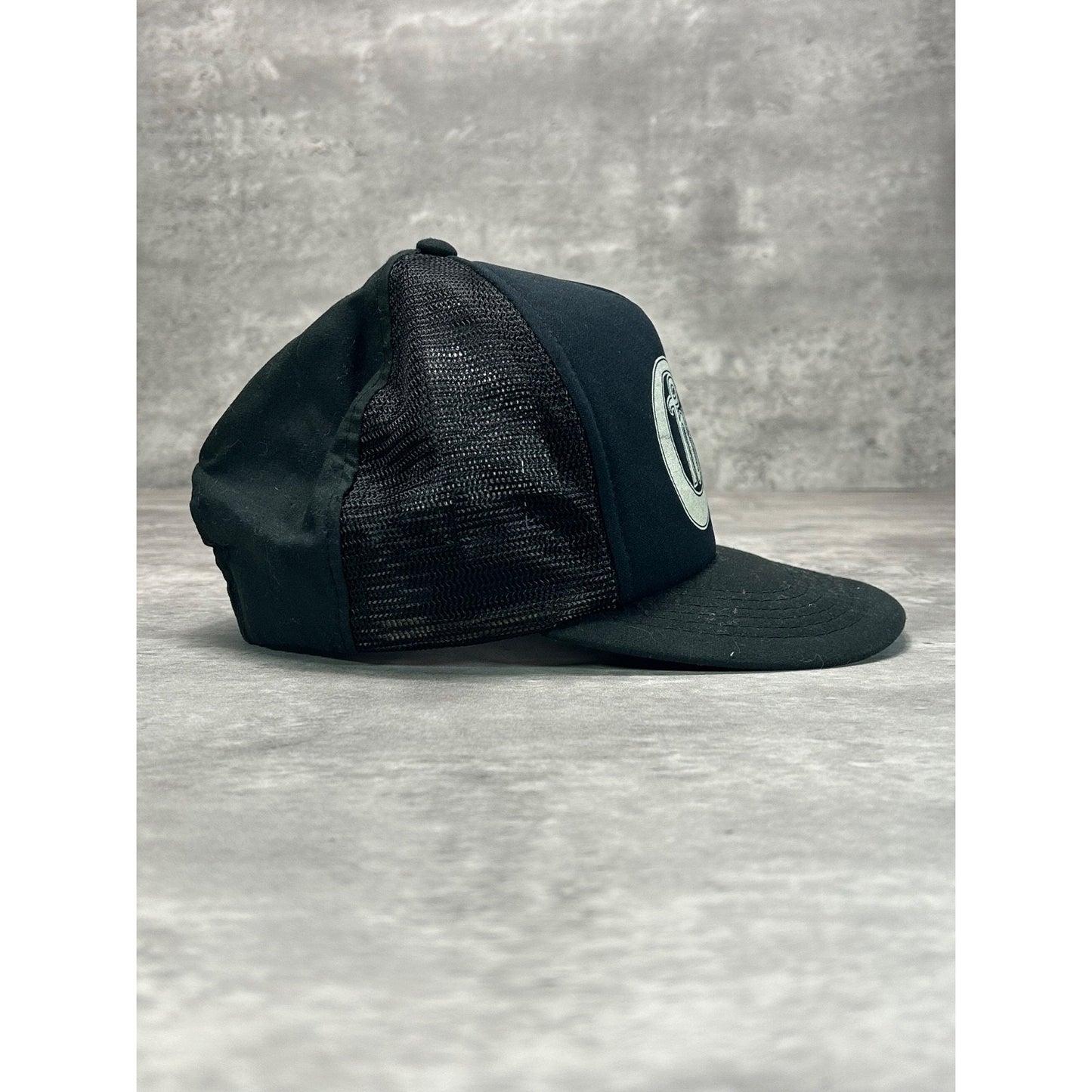 Vintage 80s/90s Chicago Spellout Rock Music Trucker Snapback Hat OSFA