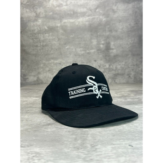 Vintage 90s Chicago White Sox MLB Training Center Embroidered Snapback Hat OSFA