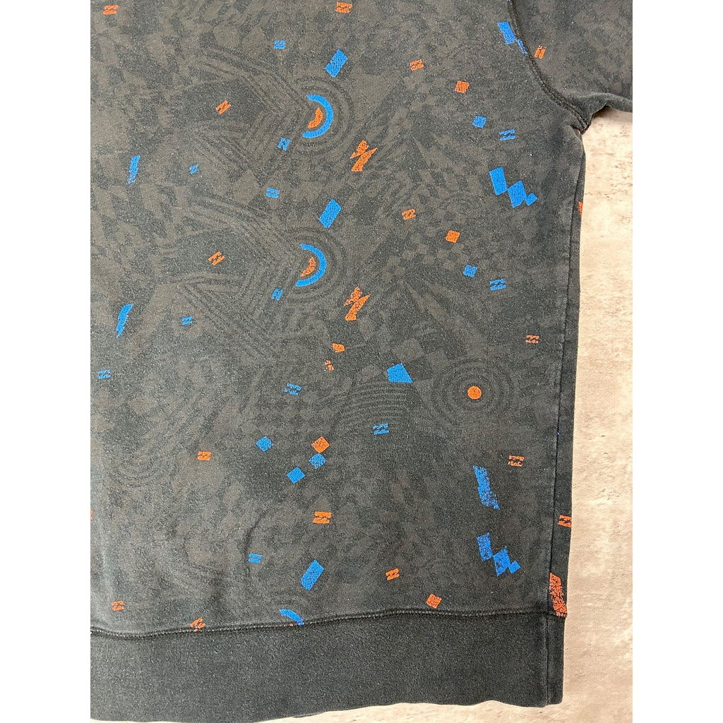 Vintage Y2K Billabong Embroidered Spellout Full Zip Hooded Sweatshirt Size XL