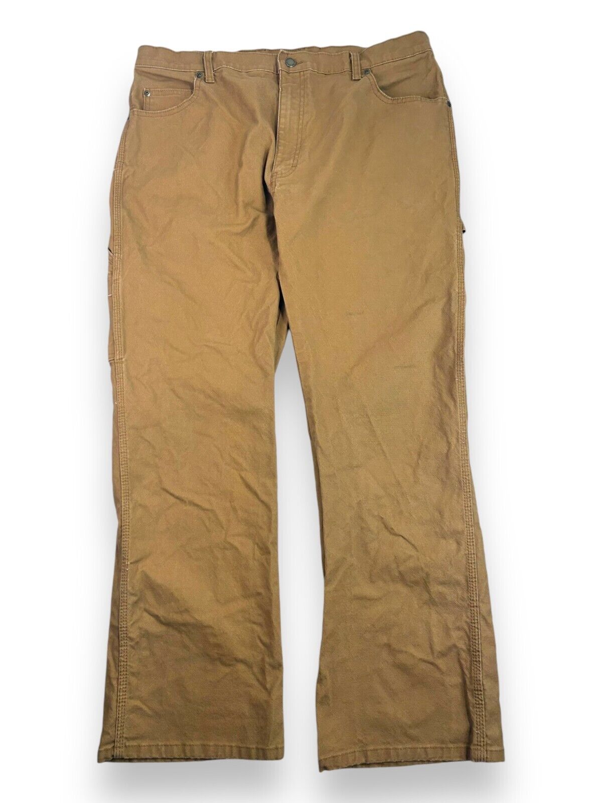 Dickies Canvas Workwear Carpenter Pants Size 38 Brown