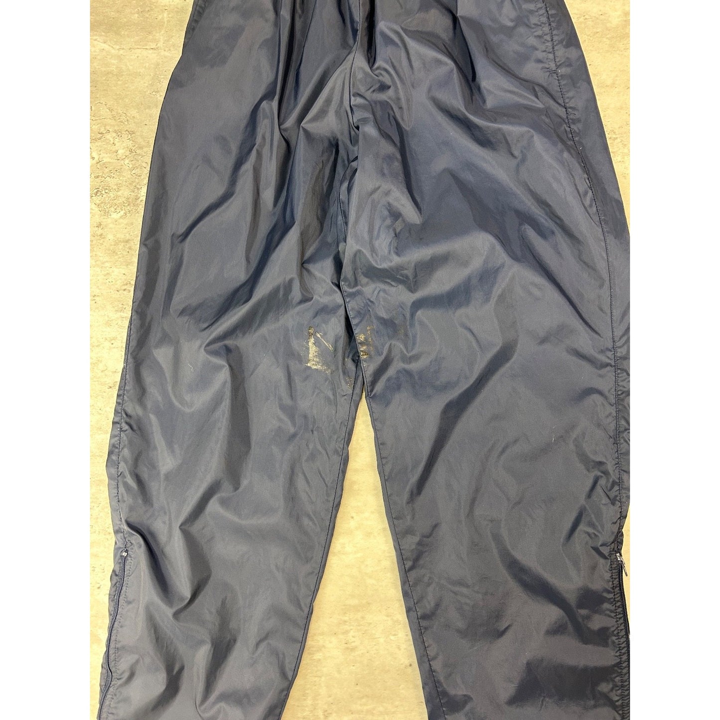 Vintage 90s Nike Embroidered Swoosh Nylon Track Pants Size Large