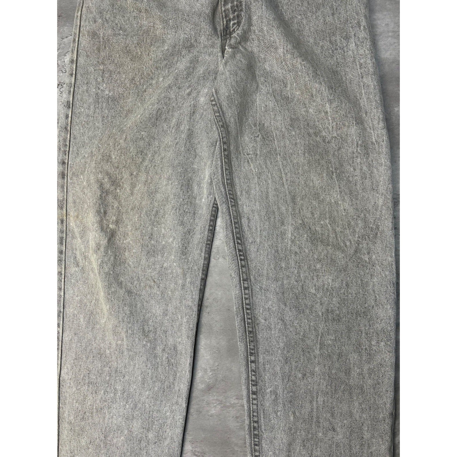 Vintage 90s Levis Black Tab Stonewash Grey Denim Pants Size 34