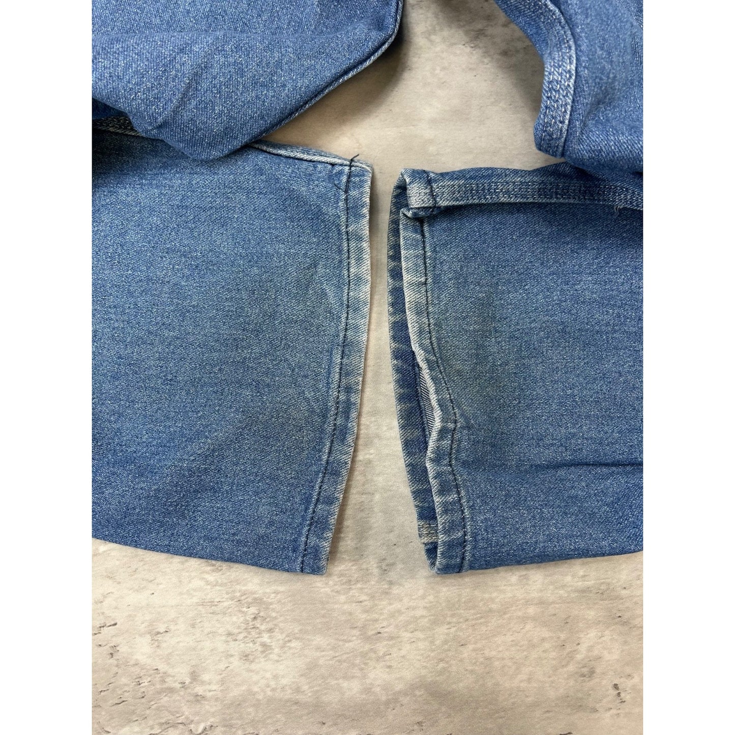 Dickies Medium Wash Denim Workwear Carpenter Overall Pants Size 41 Blue