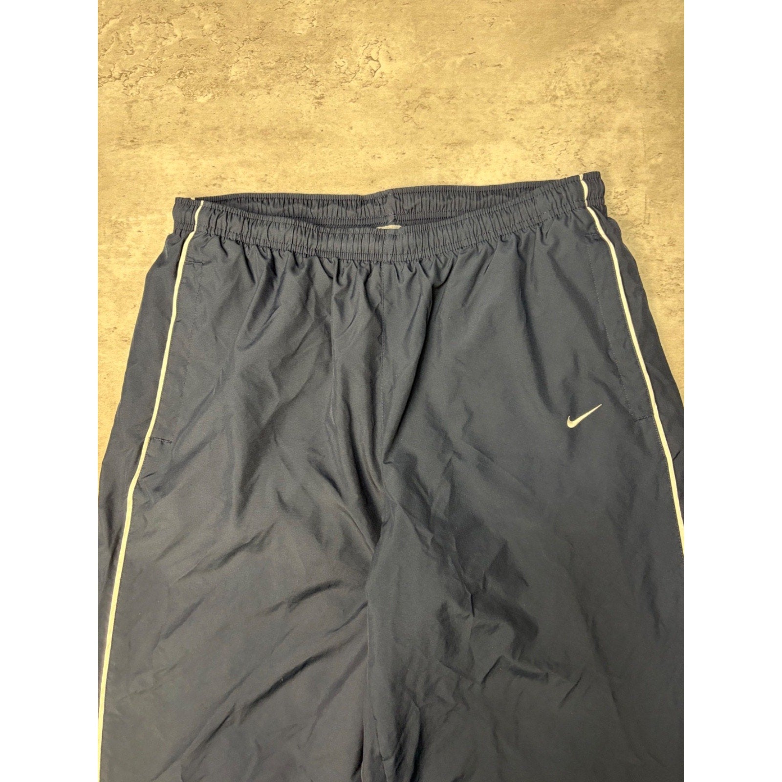 Vintage Nike Embroidered Swoosh Nylon Track Pants Size XL