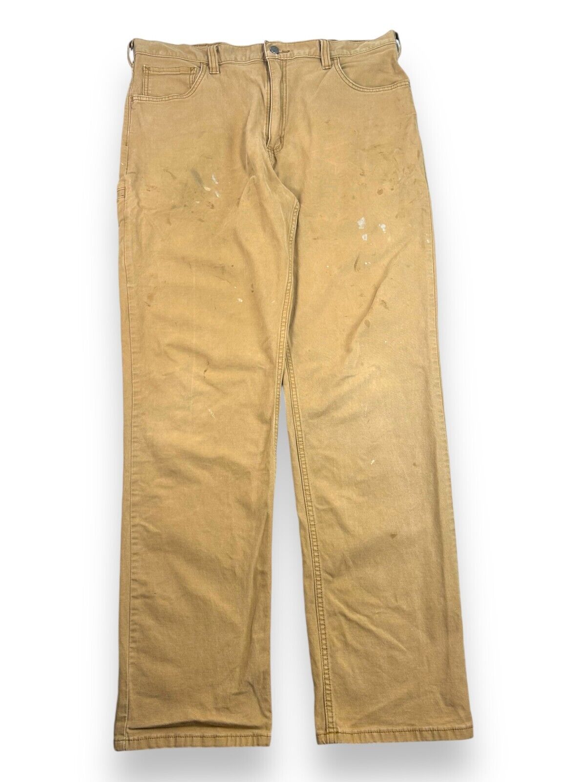 Carhartt Relaxed Fit Canvas Workwear Carpenter Pants Size 31 Brown