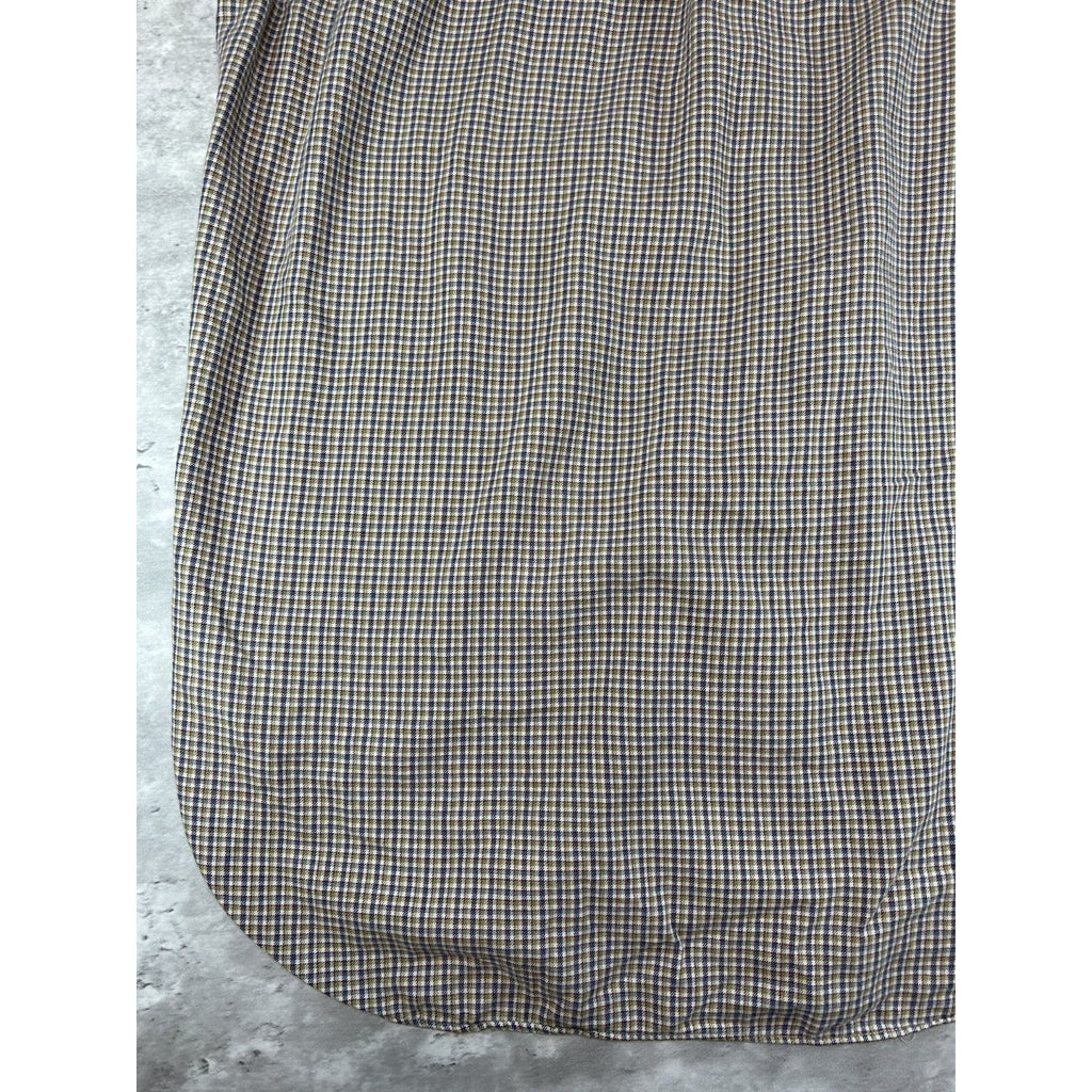 Vintage Polo Ralph Lauren Plaid Print Long Sleeve Button Up Shirt Size XL