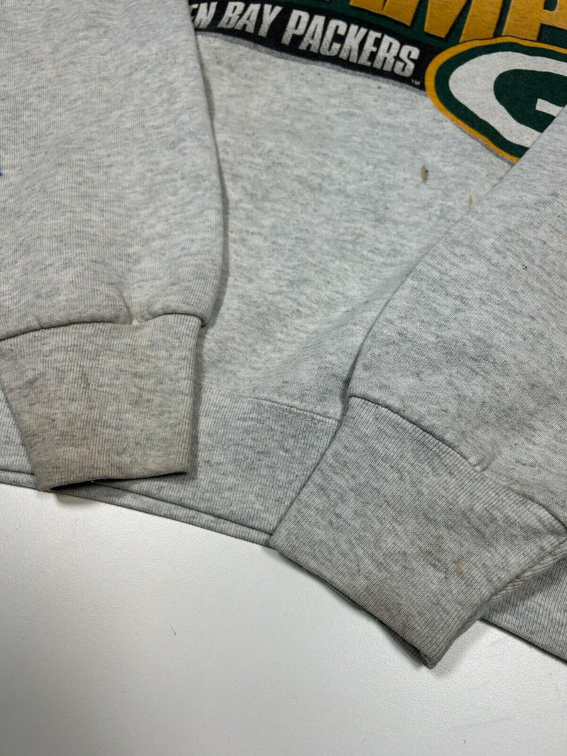 Vintage 1996 Green Bay Packers NFC Champs Super Bowl XXXI Sweatshirt Size XL 90s