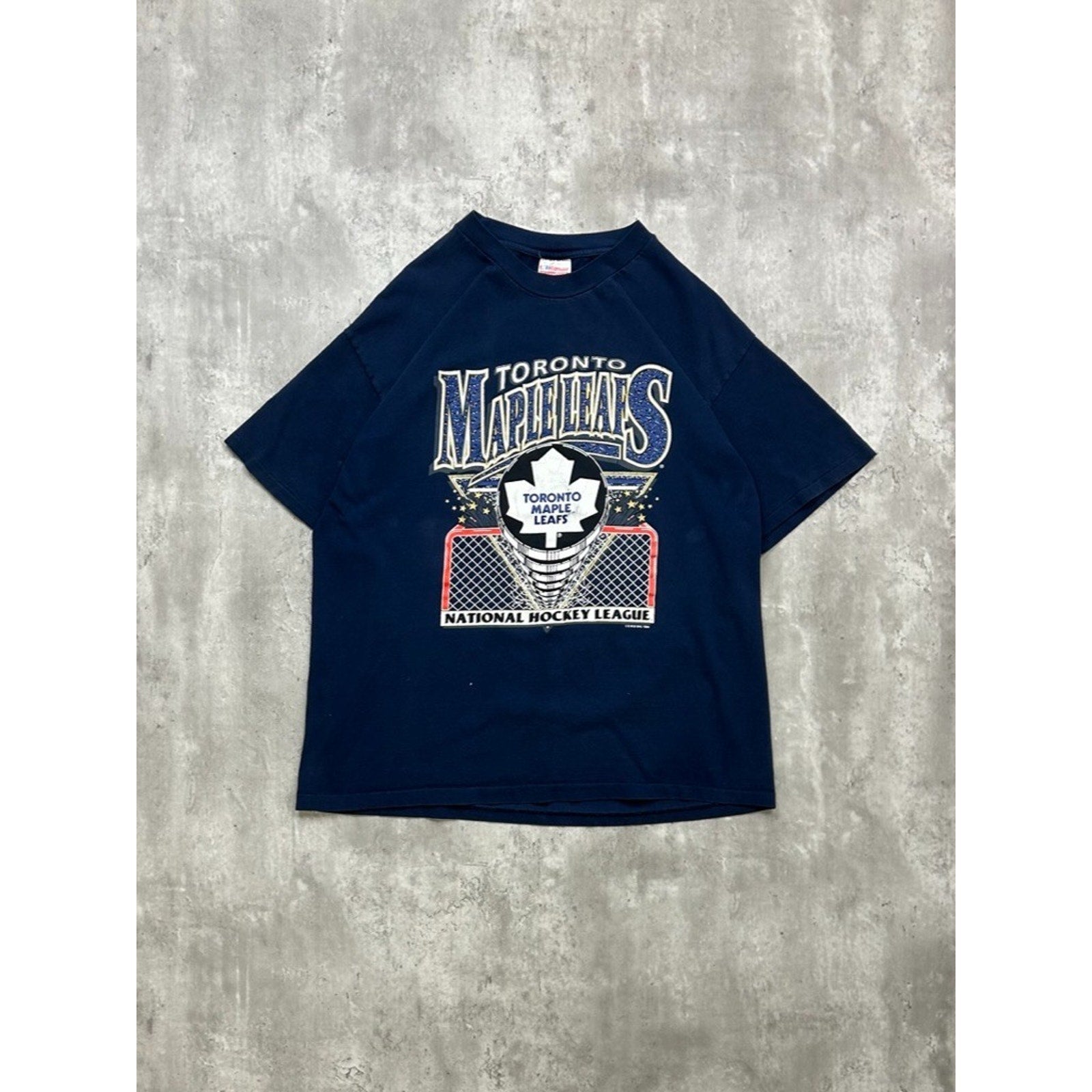 Vintage 1994 Toronto Maple Leafs NHL Hockey Graphic T-Shirt Size XL