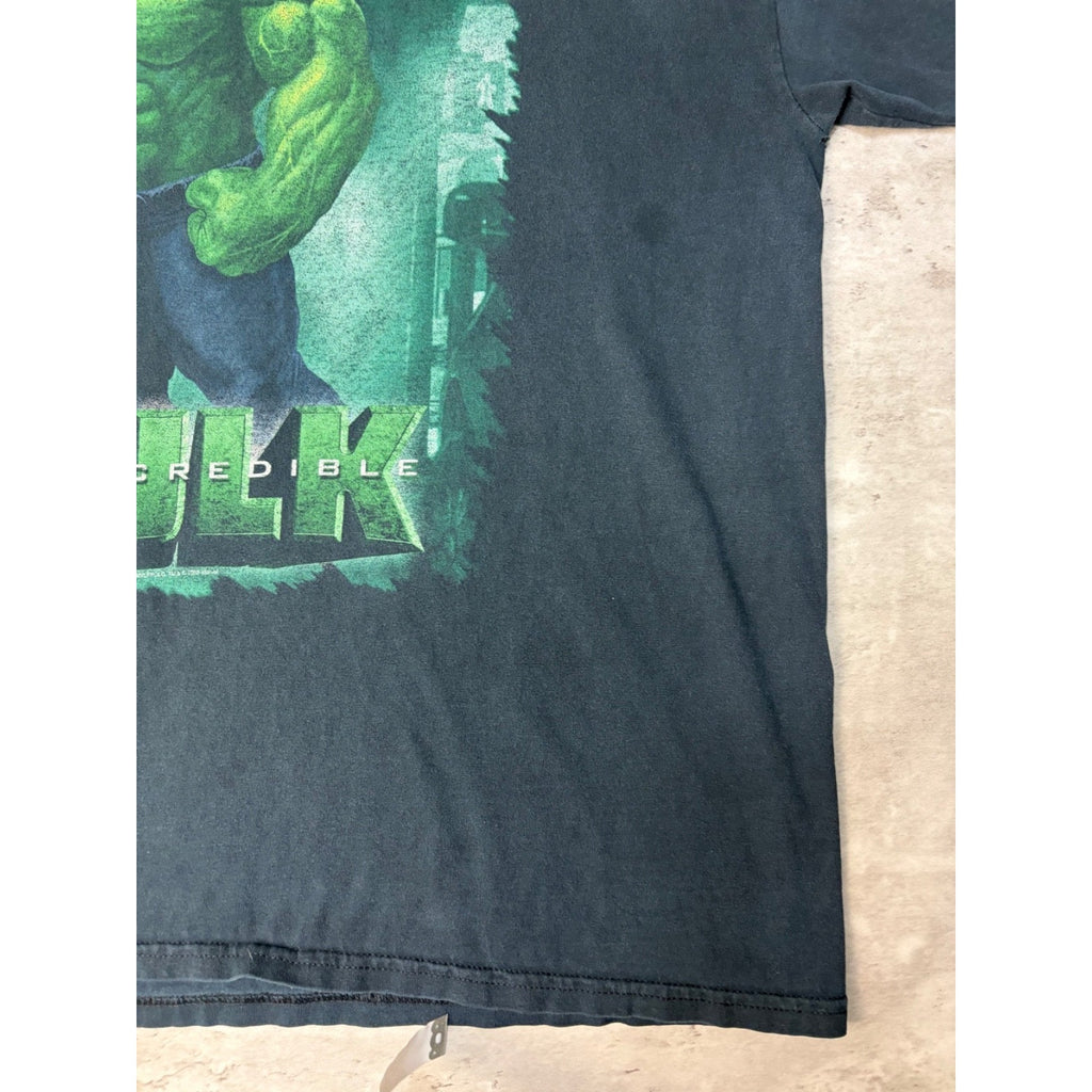 2008 Incredible Hulk Superhero Movie Promo Comic Book T-Shirt Size XL