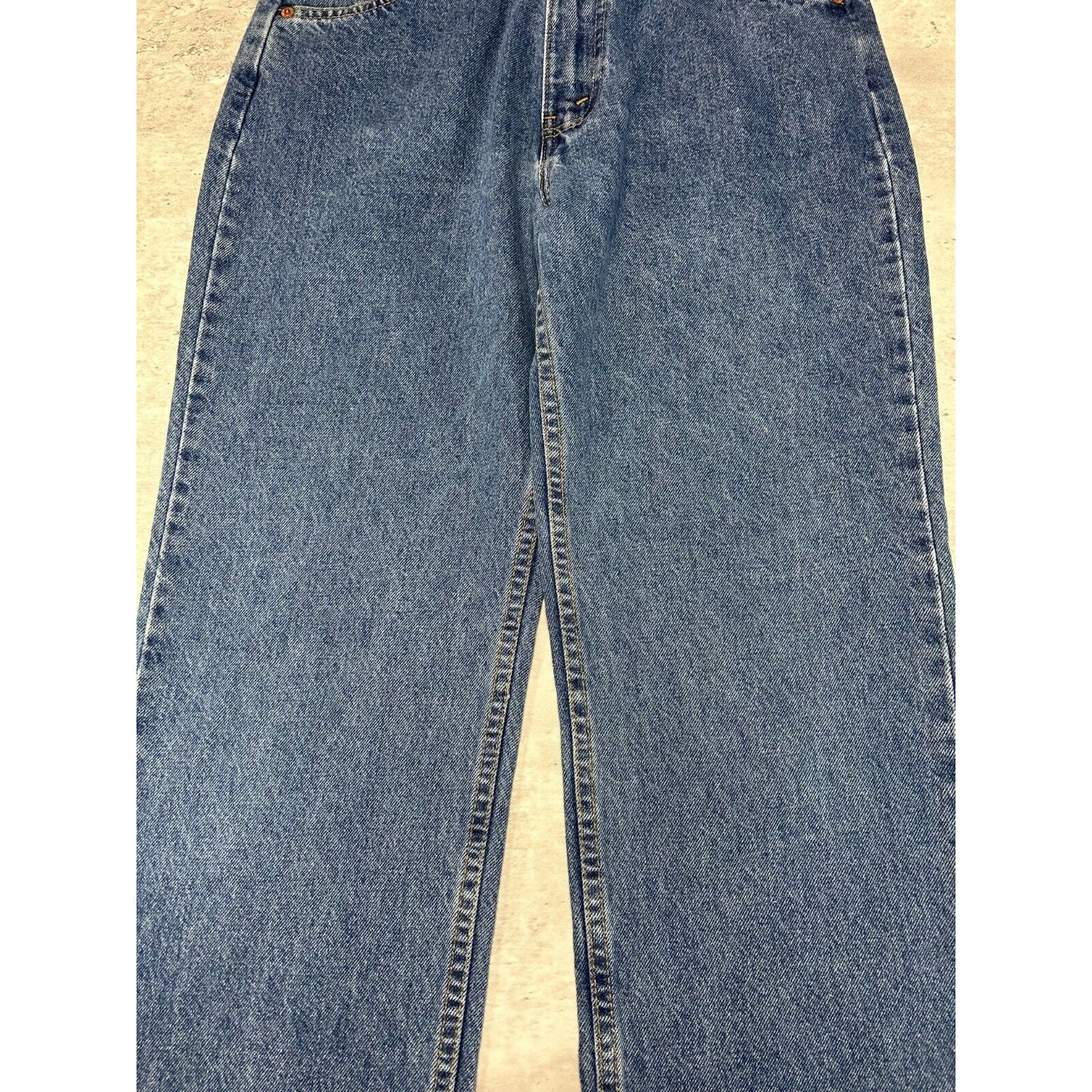 Vintage 80s Levis Orange Tab Dark Wash Denim Pants Size 30 Blue