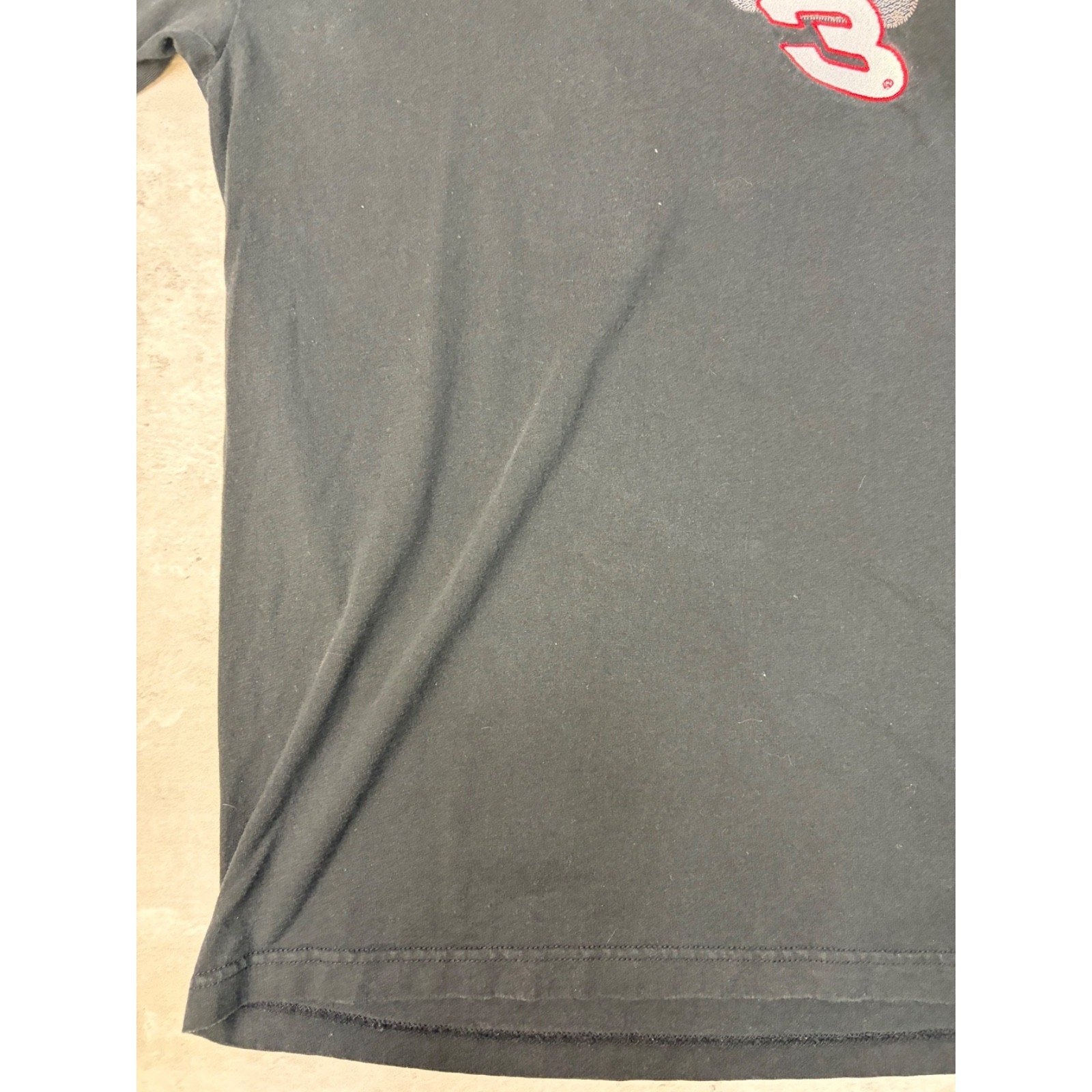 Vintage 90s Dale Earnhardt #3 Nascar Embroidered Spellout Logo T-Shirt Size XL