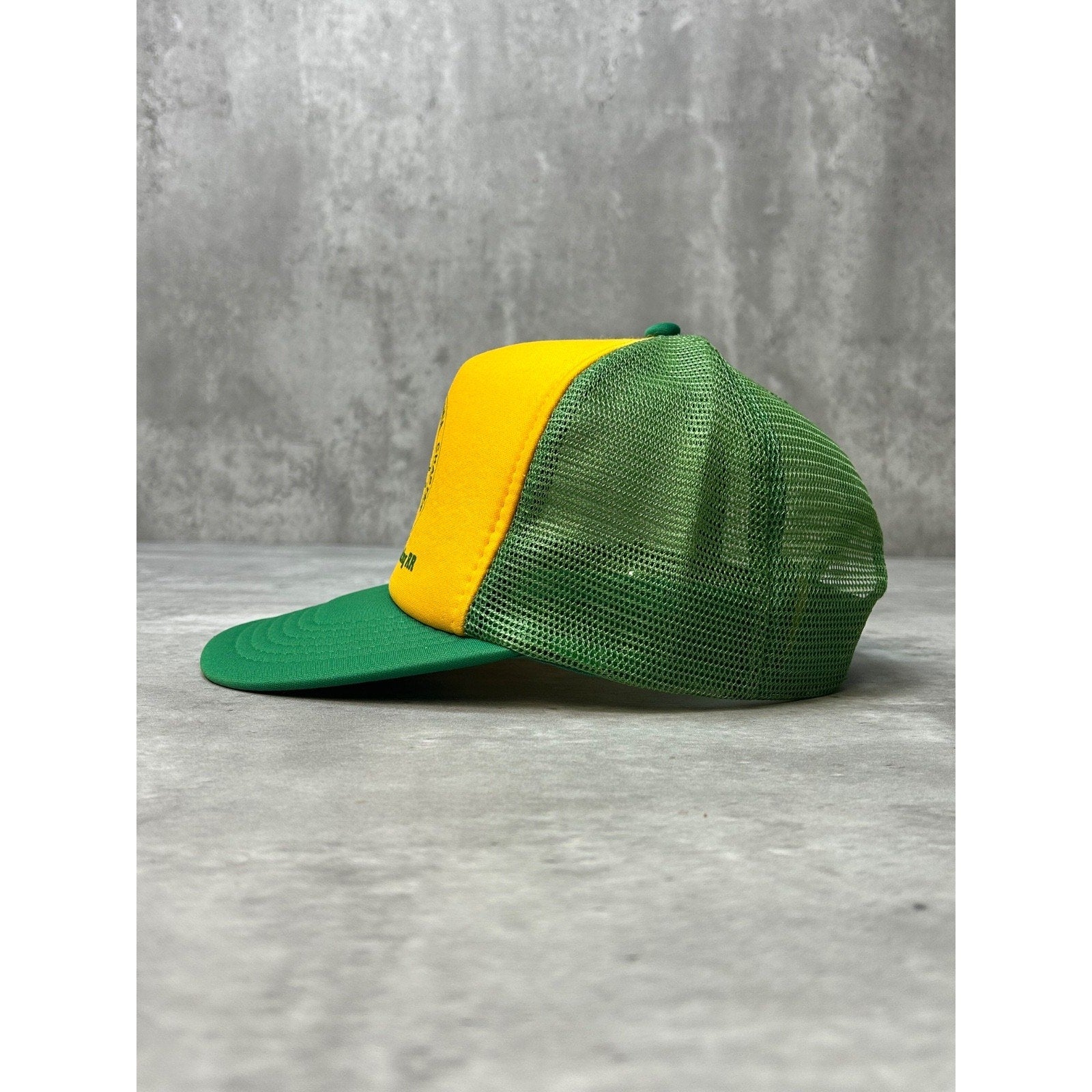Vintage 90s White Deer & Reading RR Destination Trucker Snapback Hat OSFA