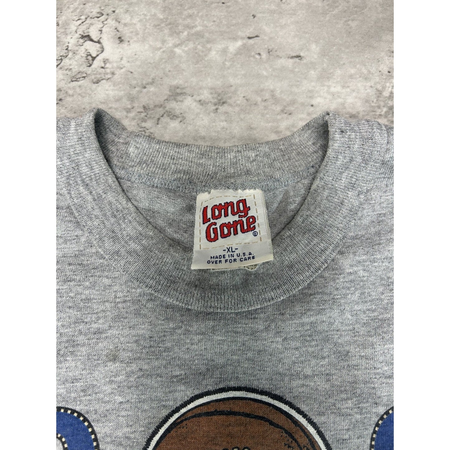 Vintage 90s Chicago Bulls NBA Graphic All Over Print 3/4 Sleeve T-Shirt Size XL