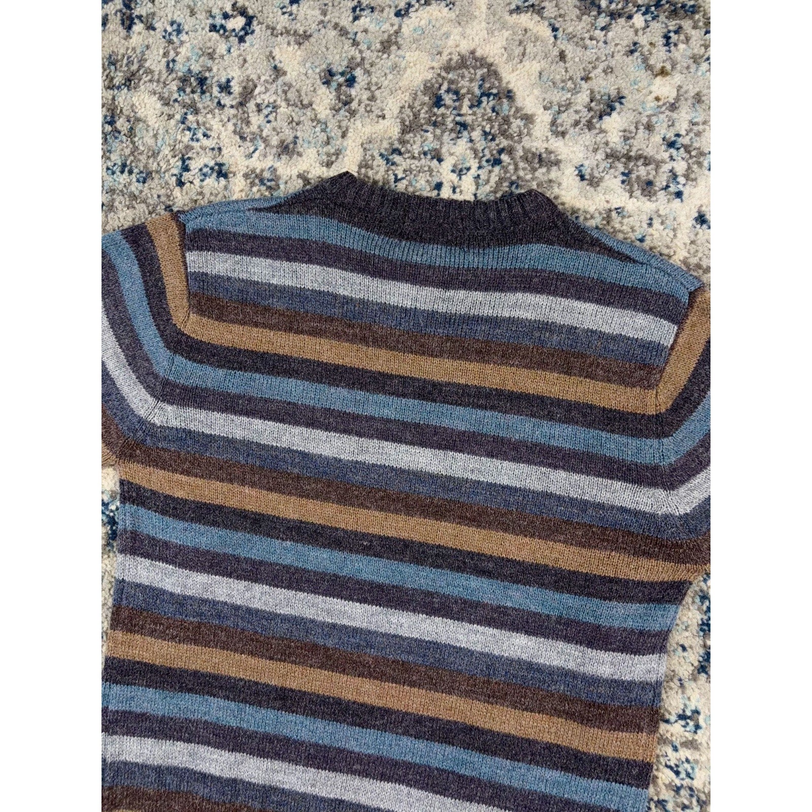 Vintage Le Tigre Striped Pullover Knit Sweater Size Small