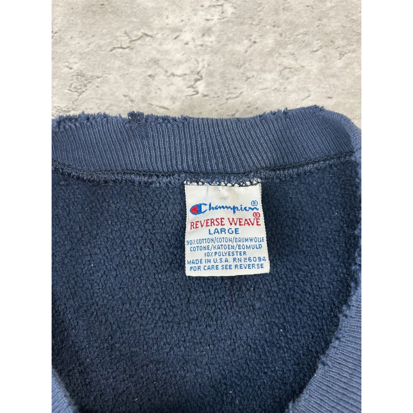 Vintage 90s Central Connecticut NCAA Champion Reverse Weave Sweatshirt Sz Large