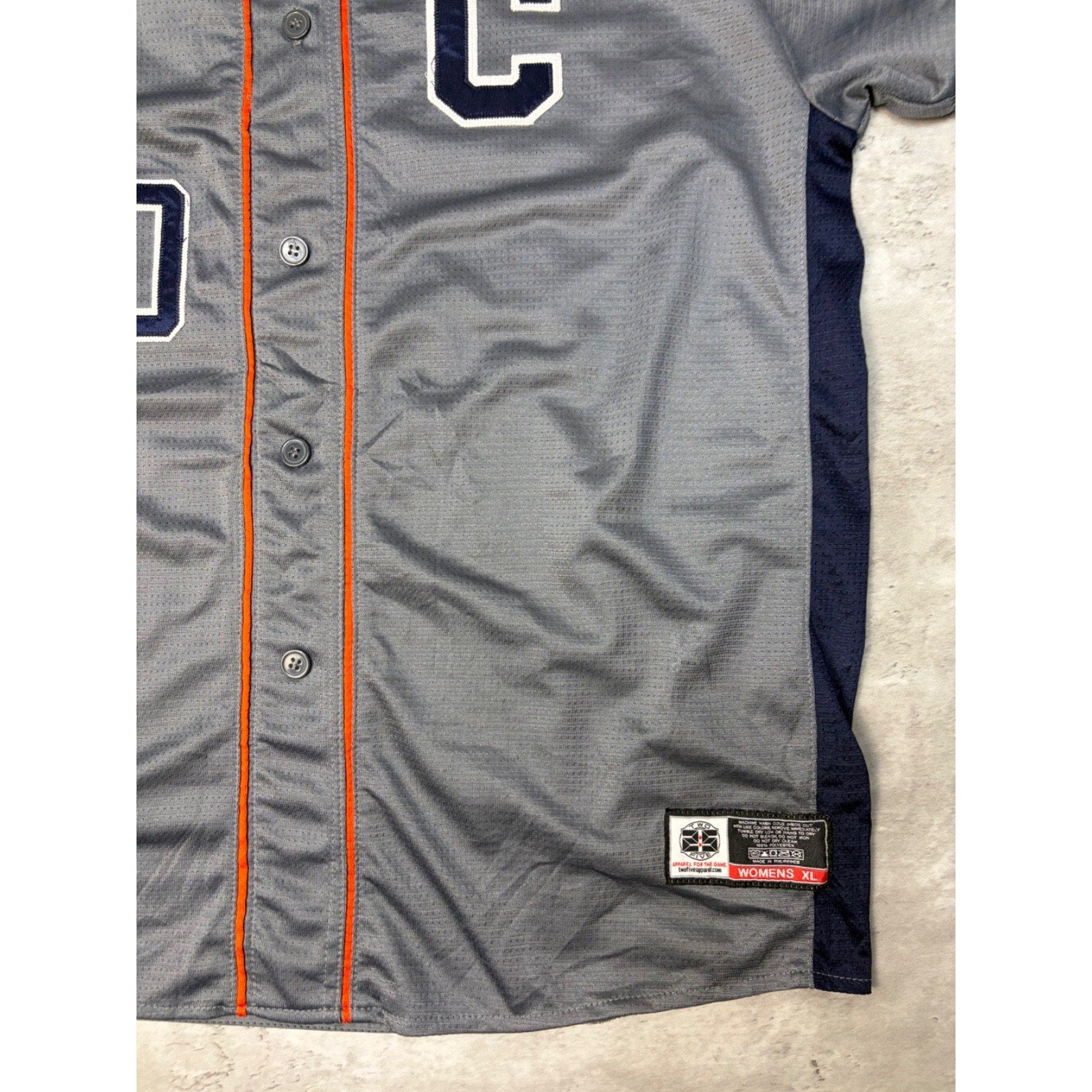 Womens Clemson Tigers Flores #20 NCAA Collegiate Baseball Jersey Size XL