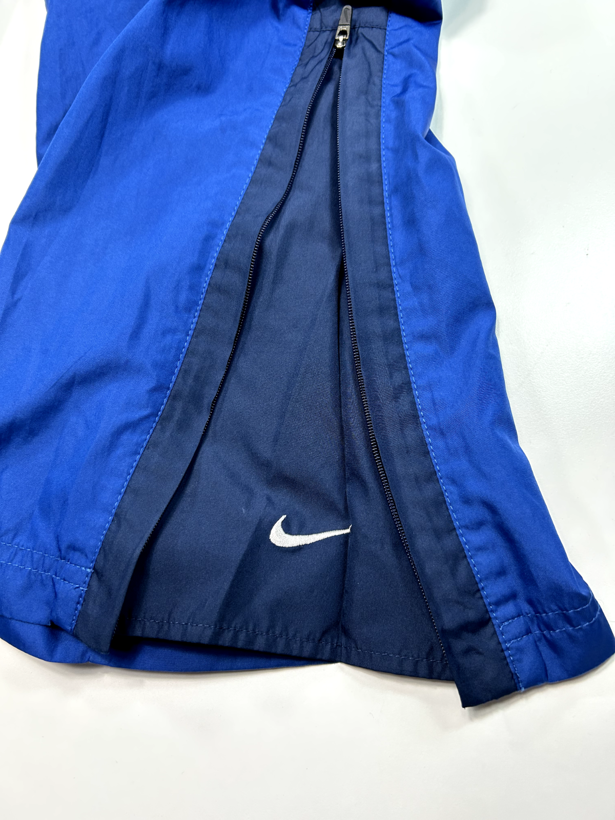 Vintage Y2K Nike Embroidered Spellout Adjustable Nylon Windbreaker Pants Size S