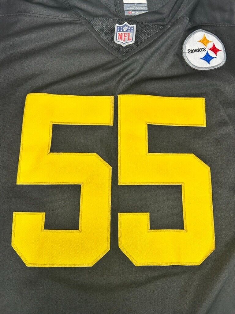 Vintage Devin Bush Jr. #55 Pittsburgh Steelers NFL Football Jersey Size XL