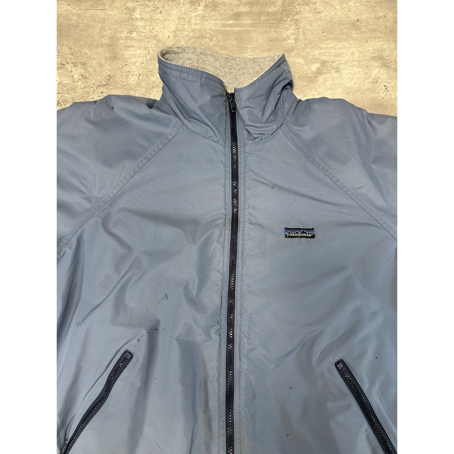 Vintage 90s Patagonia Fleece Lined Full Zip Nylon Bomber Jacket Size Large USA