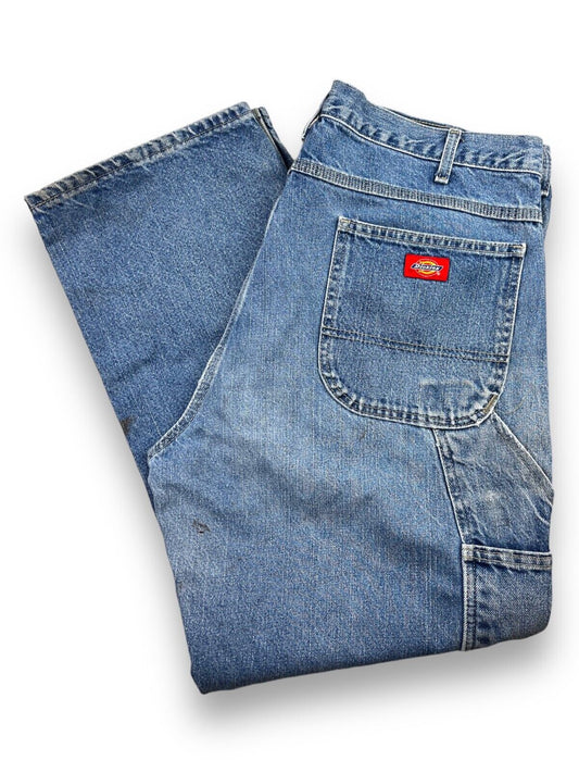 Vintage Dickies Denim Medium Wash Workwear Carpenter Pants Size 37W