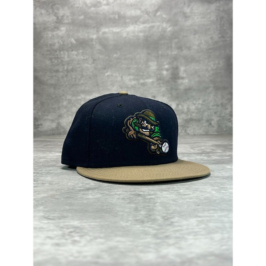 Rochester Hustlers MiLB Embroidered Logo Baseball Fitted Hat 7 1/2