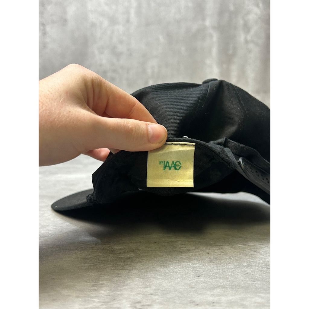 Vintage 90s Alaska Moose Embroidered Graphic Destination Snapback Hat OSFA