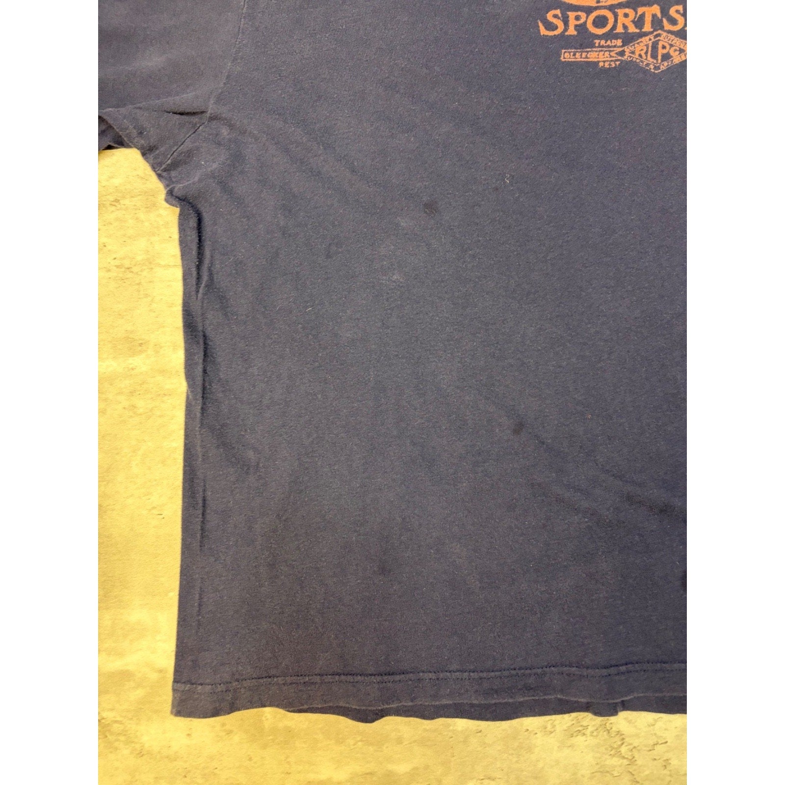 VTG 90s Polo Ralph Lauren Sportsman Script Spellout Long Sleeve T-Shirt Size 2XL