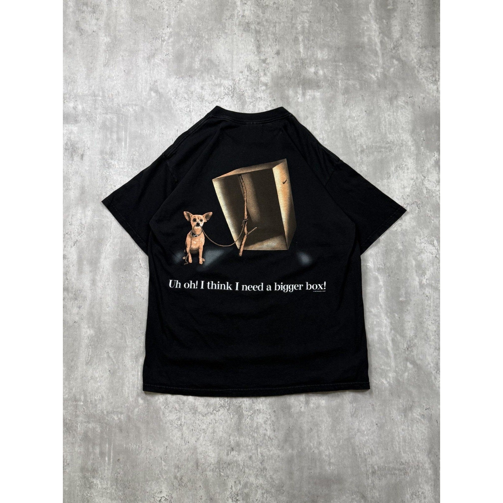 Vintage 1998 Taco Bells Here Lizard Lizard Comedy Graphic T-Shirt Size XL
