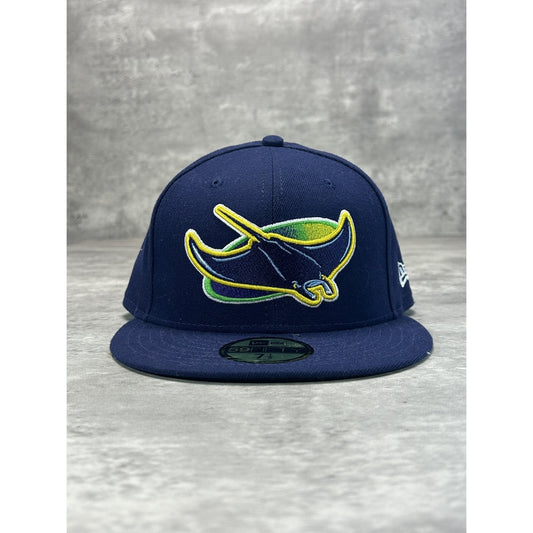 Tampa Bay Rays MLB Embroidered Retro Logo Baseball Fitted Size 7 1/2