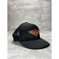 Vintage 80s/90s Niagara Genuine Cycles Graphic Trucker Snapback Trucker Hat OSFA
