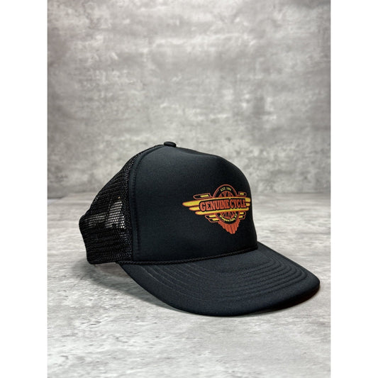 Vintage 80s/90s Niagara Genuine Cycles Graphic Trucker Snapback Trucker Hat OSFA
