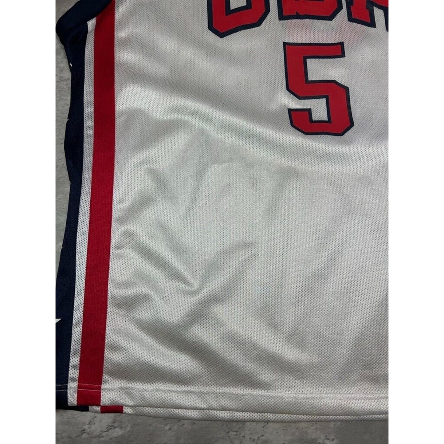 Vintage Jason Kidd #5 USA Olympics Dream Team Reebok Basketball Jersey Size 2XL