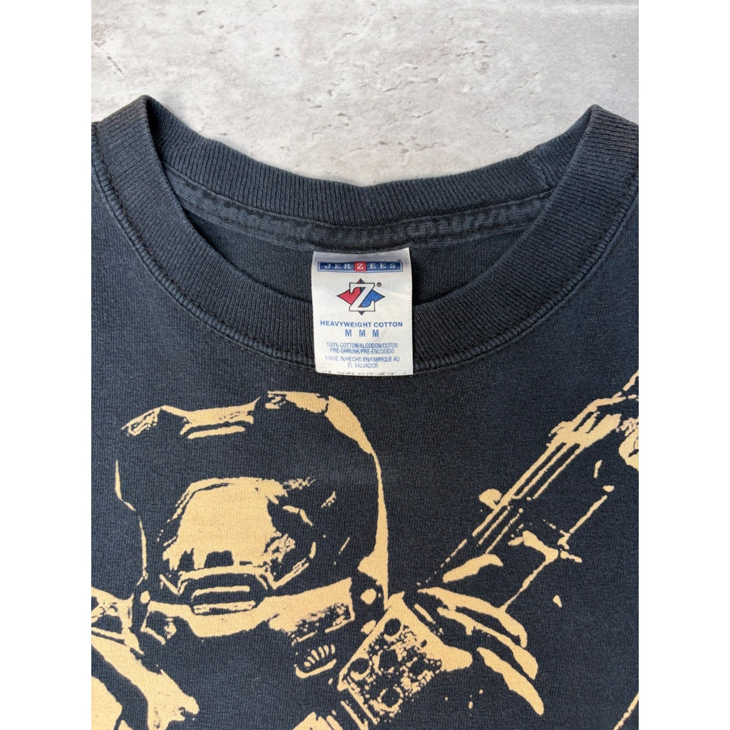 Vintage 2007 Halo 3 Master Chief Video Game Graphic T-Shirt Size Medium
