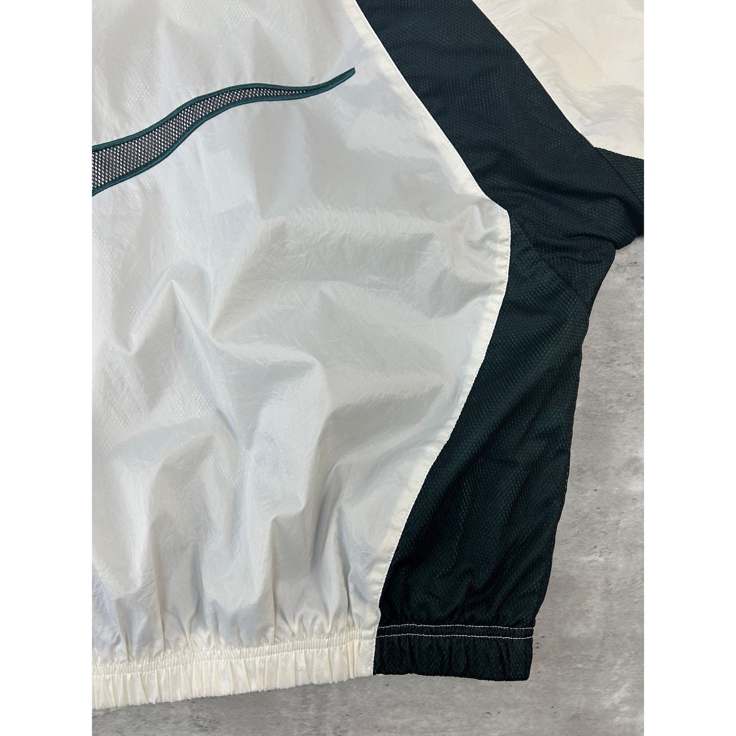 Vintage 90s Nike Embroidered Swoosh Air Full Zip Windbreaker Jacket Size Medium