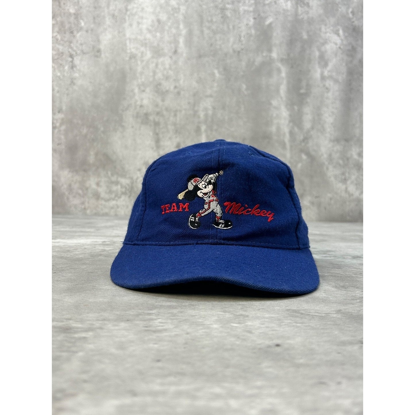 Vintage 90s Disney Mickey Mouse Embroidered Baseball Snapback Hat OSFA