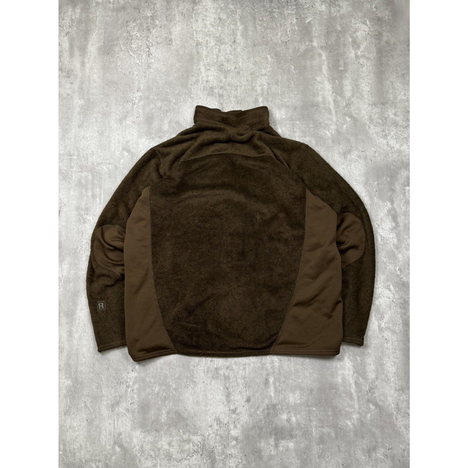 Vintage Patagonia Rhythm Brown Earth Tone Full Zip Fleece Sweatshirt Size XL
