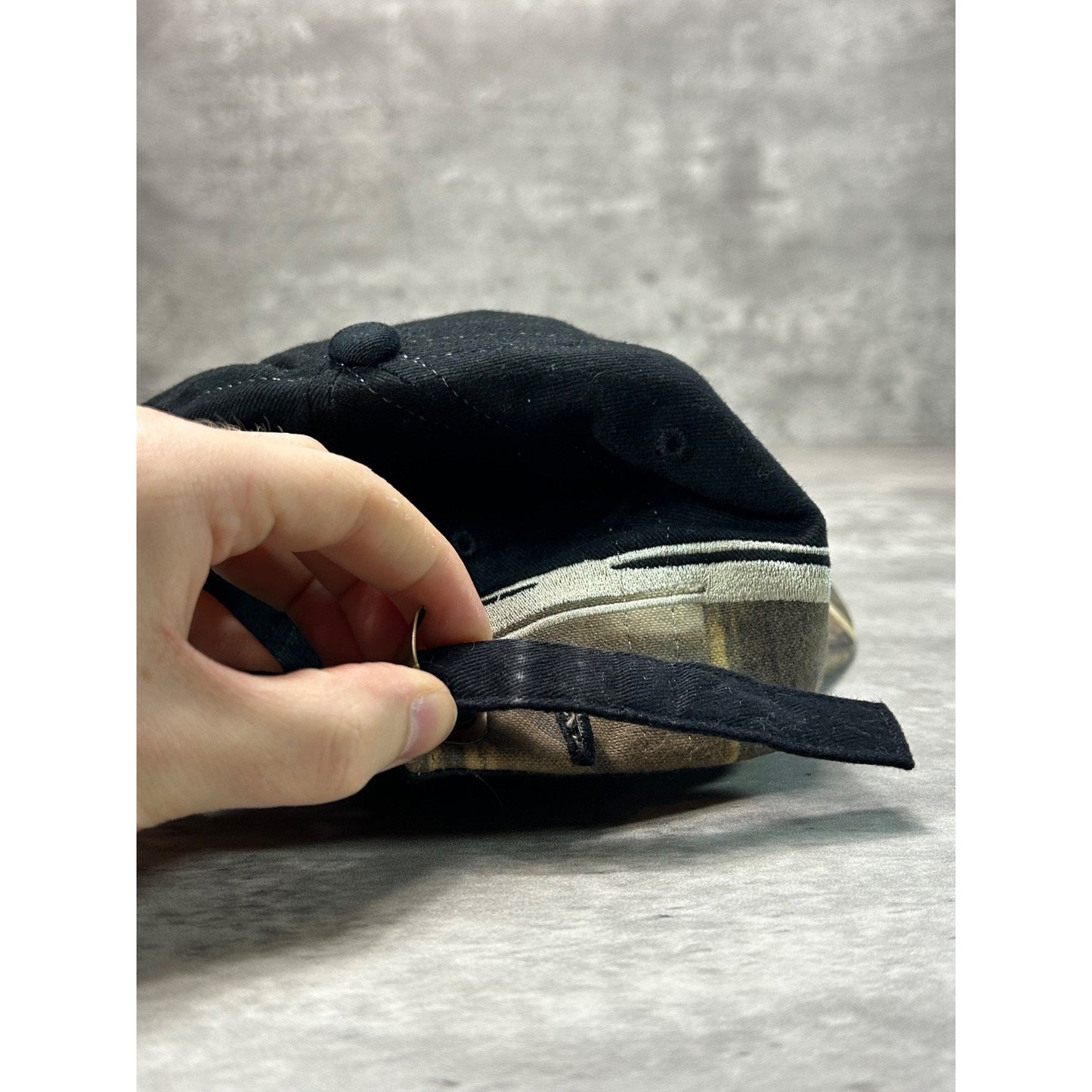 Vintage 4-H Two Tone Tree Camo Hunting Strapback Hat OSFA