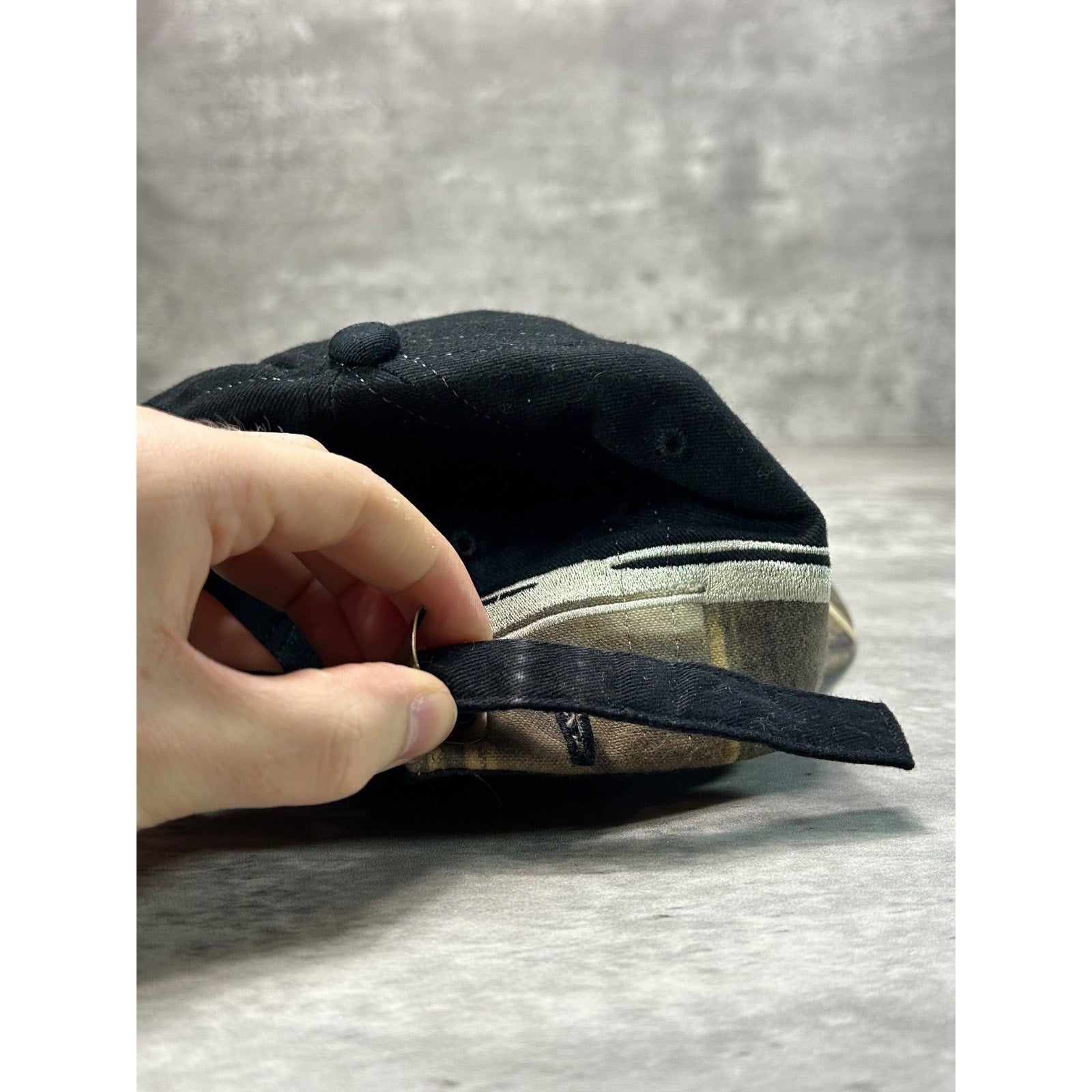 Vintage 4-H Two Tone Tree Camo Hunting Strapback Hat OSFA