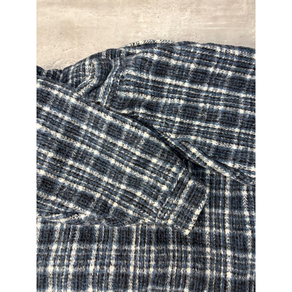 Vintage Earth Ragz Plaid Heavyweight Full Zip Jacket Size Large