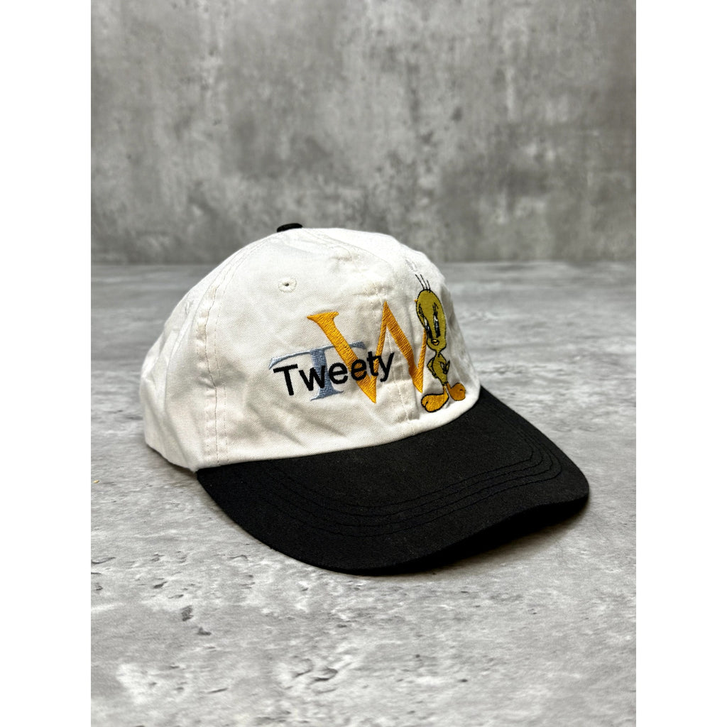 Vintage Looney Tunes Tweety Character Graphic Flexfit Hat OSFA