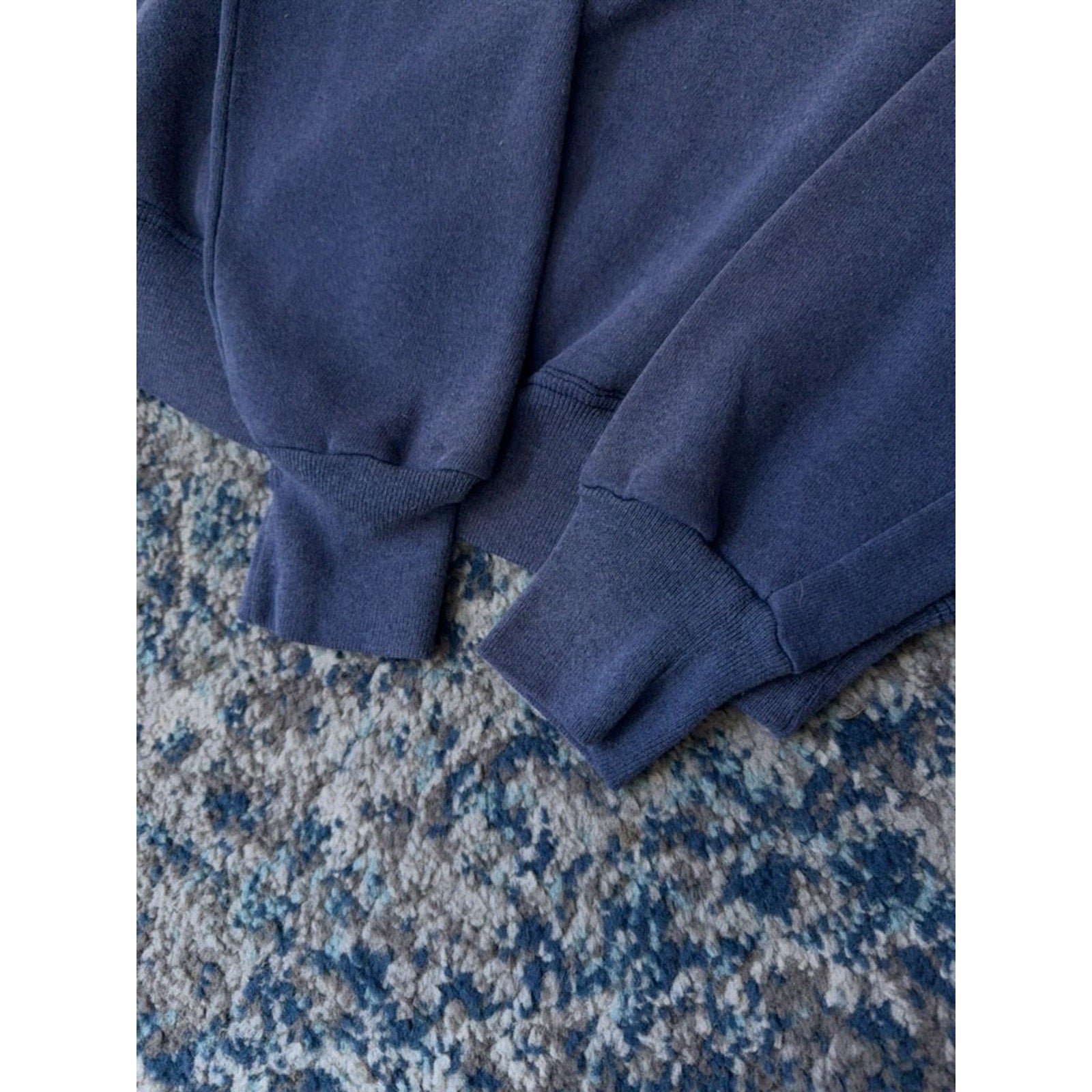 Vintage 90s Wear Guard Blank Hooded Pullover Sweatshirt Size Small