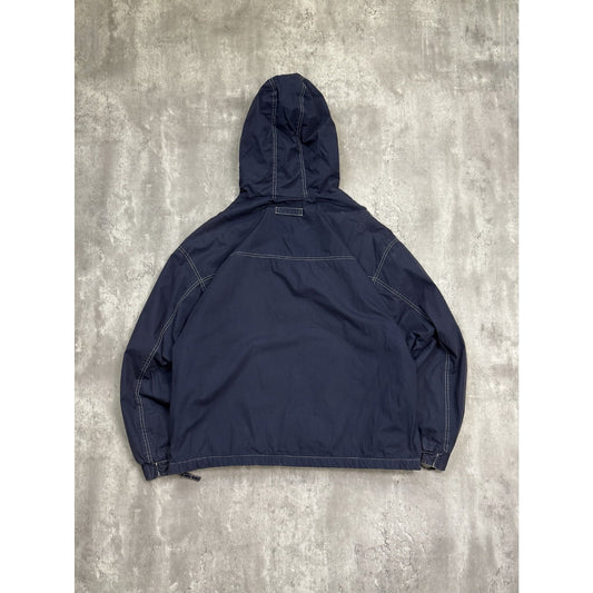 Vintage Gap 1/2 Zip Pullover Hooded Anorak Windbreaker Jacket Size Large